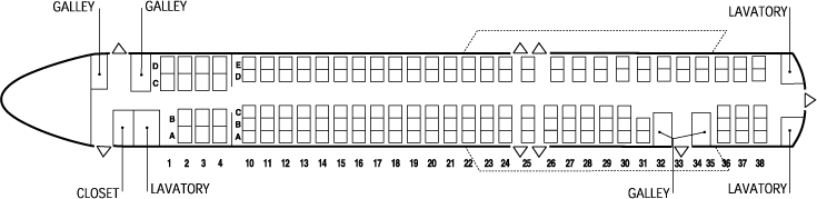 Delta Boeing Douglas Md 80 Seating Chart