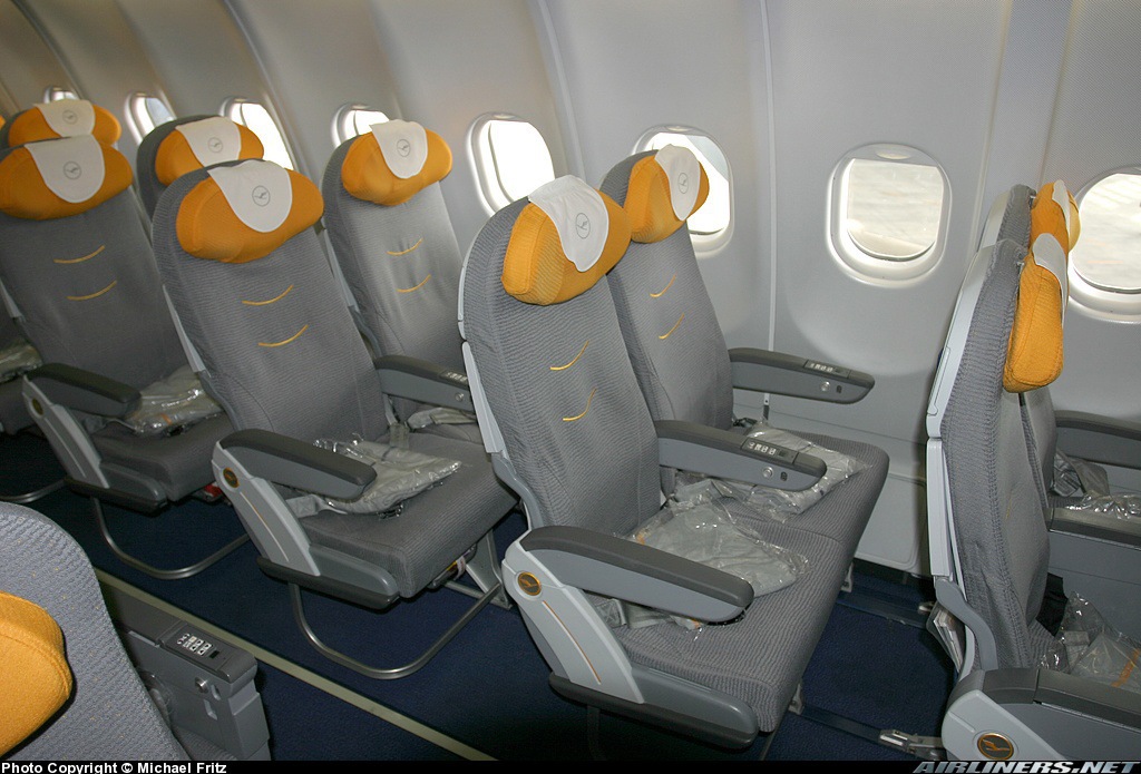 The seats with thin backs in A-340-600 (the photo from airlines.net)