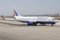 Tyumen-Paphos-Tyumen with Transaero. Business class on a Boeing-737-800.