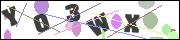 CAPTCHA image characters