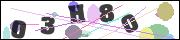 CAPTCHA image characters
