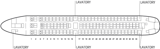 Boeing 767 200 Seating Chart