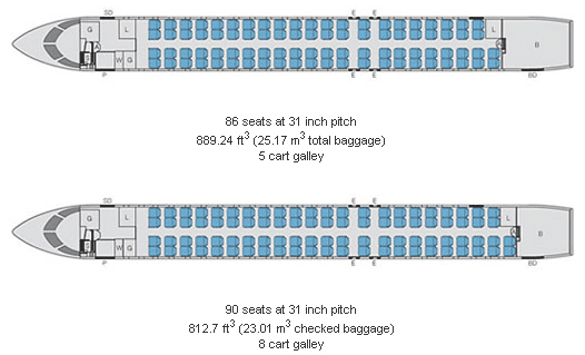 Regional Jet 900 Seating Chart