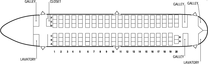 Boeing 737 200 Seating Chart